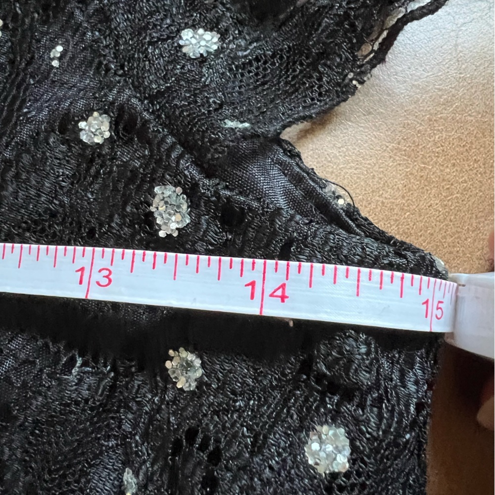 Women’s Alexia Admor Black Lace and Rhinestone Dress - Picture 8 of 8
